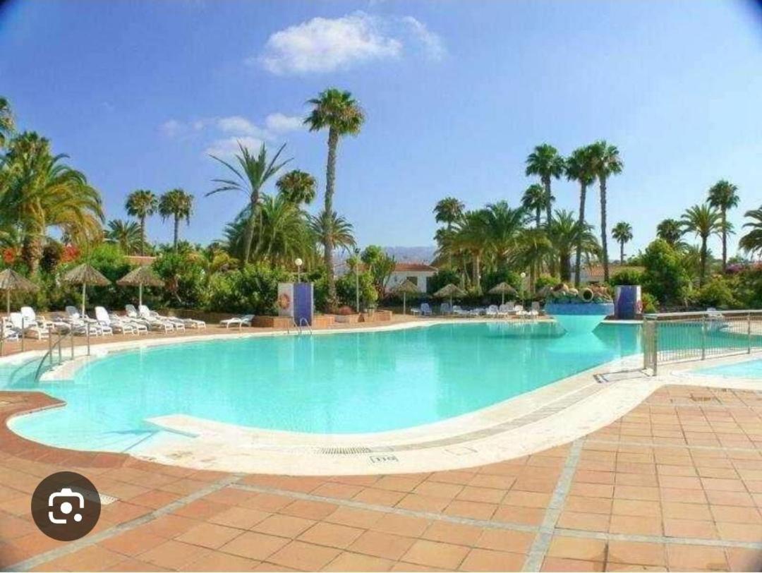 Bungalow Tropical Con Piscina Y Aire Acondicionado Maspalomas  Dış mekan fotoğraf